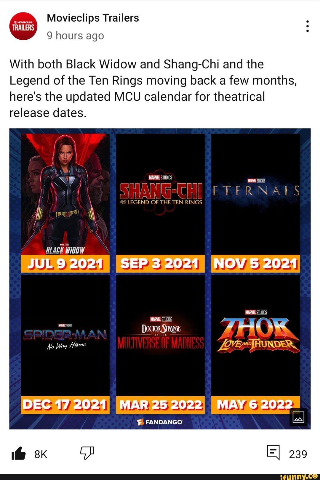 The MCU cannot be contain from anything or anyone for that matter