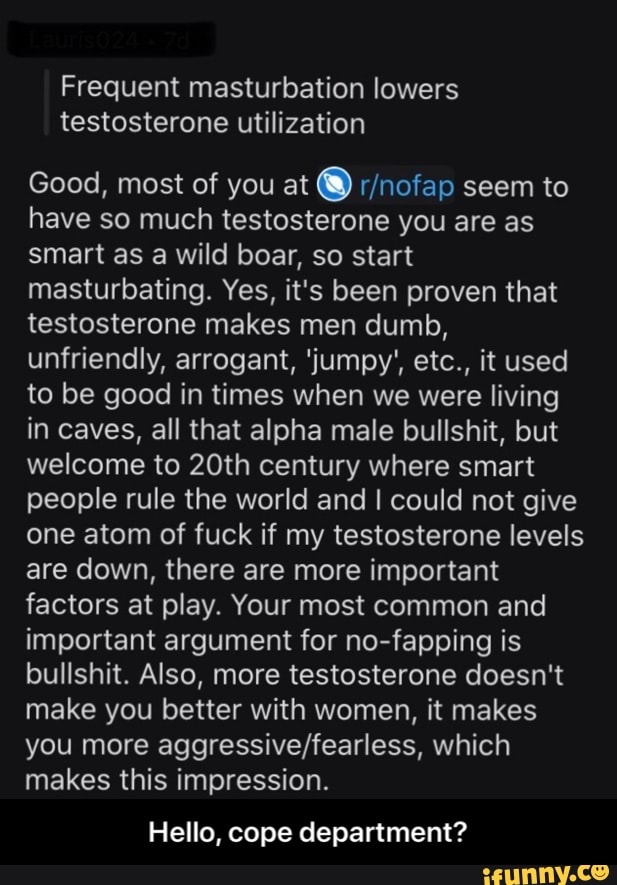 Testosterone nofap Testosterone :