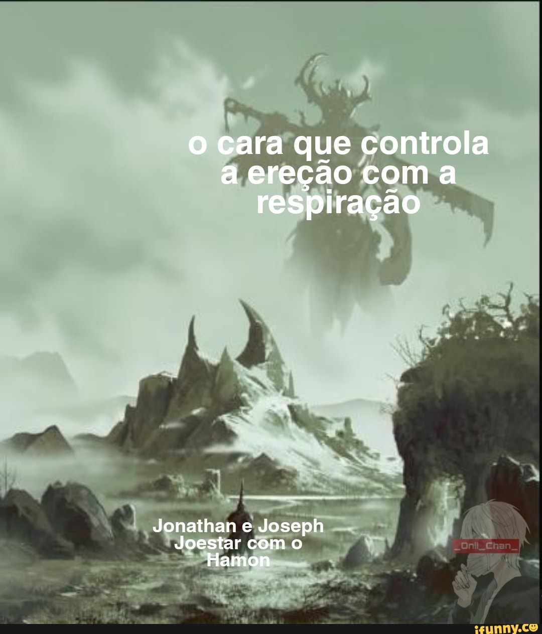 cara que controla ereção com
respiração
SS I
al
Jonathah Joseph
Joestar com o