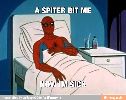 A SPITER BIT ME