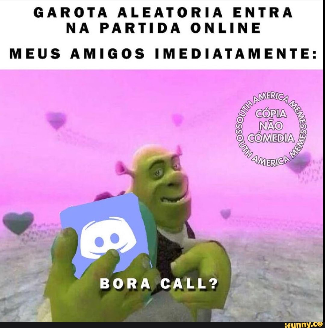 GAROTA ALEATORIA ENTRA NA PARTIDA ONLINE
MEUS AMIGOS IMEDIATAMENTE:
BORA GALI?