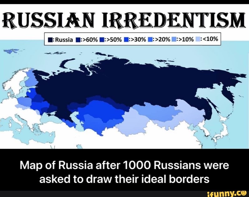 Русская ирредента карта