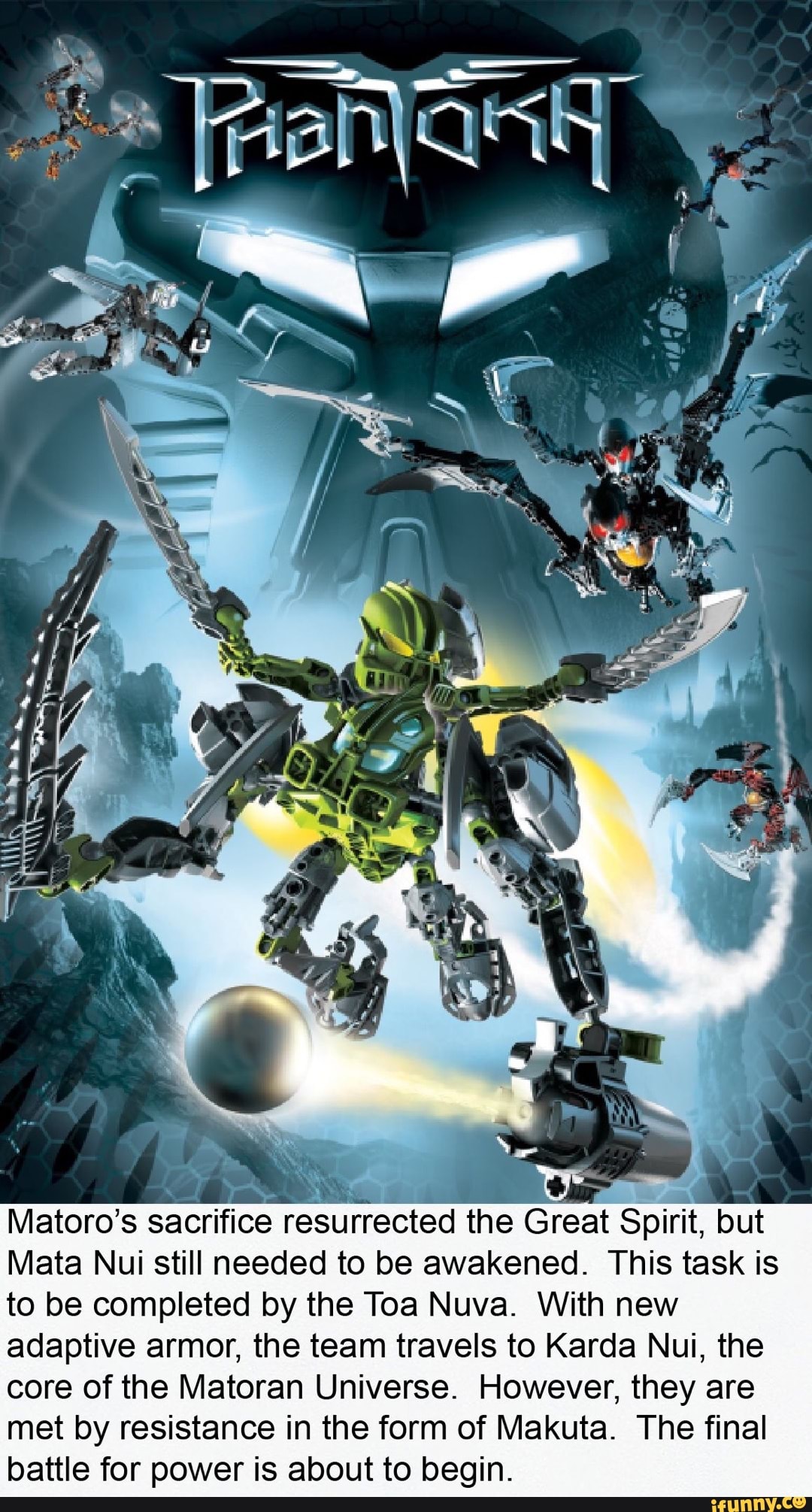 Matoro's Sacrifice Resurrected The Great Spirit, But Mata Nui Still 