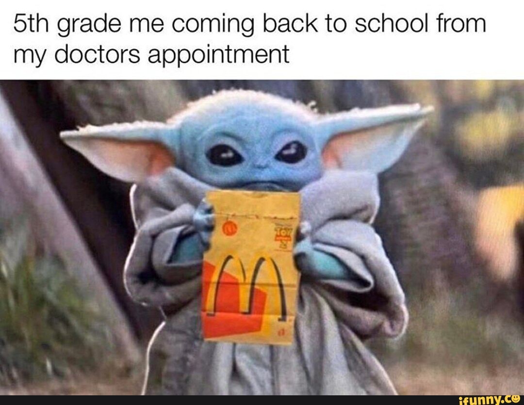 oth grade me coming back to school from my doctors appointment