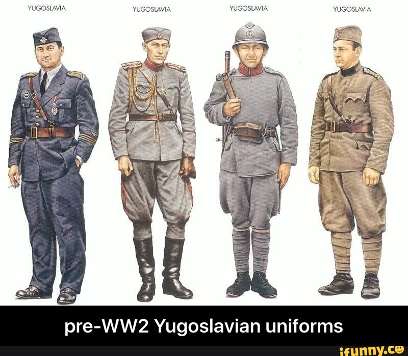 Pre-WW2 Yugoslavian uniforms - pre-WW2 Yugoslavian uniforms - )