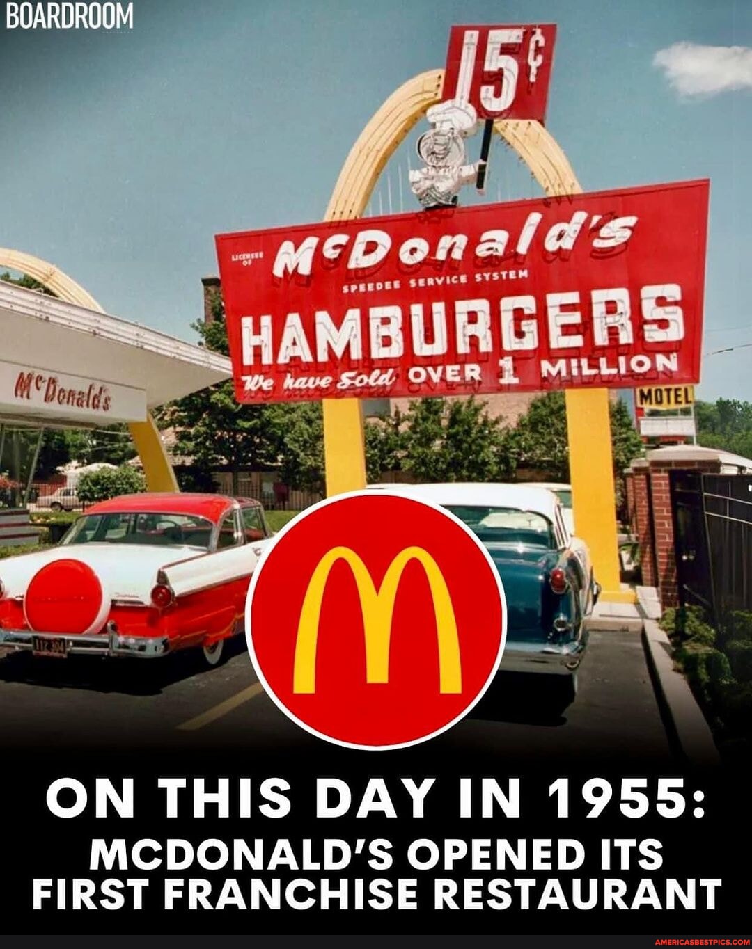 N/A - BOARDROOM ON THIS DAY IN 1955: MCDONALD'S OPENED ITS FIRST ...