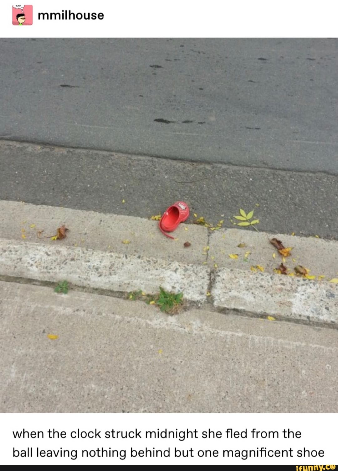 A mmilhouse when the clock struck midnight she fled from the ball