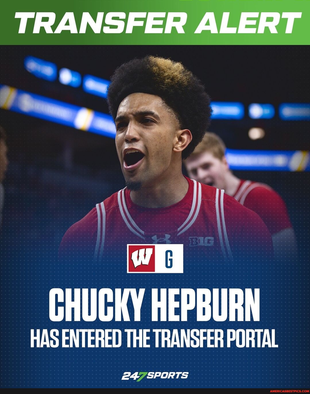 Wisconsin guard Chucky Hepburn has entered the Transfer Portal 🚨 #cbb # ...