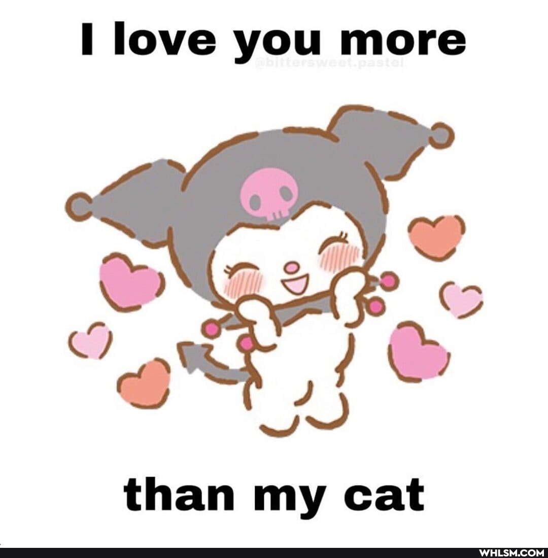love you more
PP
than my cat