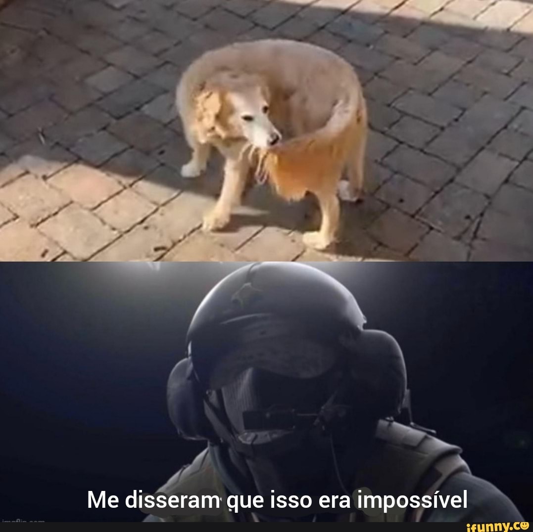 Me disseram que isso era impossível