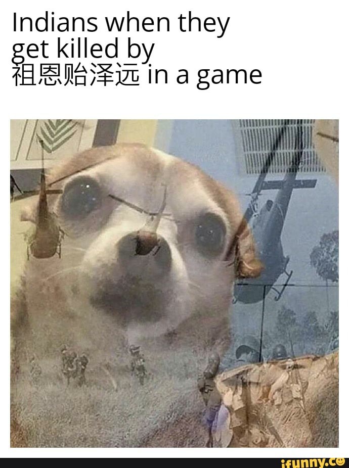 Indians when they get killed by in a game