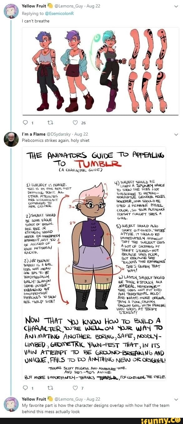 The Animators Guide To Appealing To Tumblr pashatrust