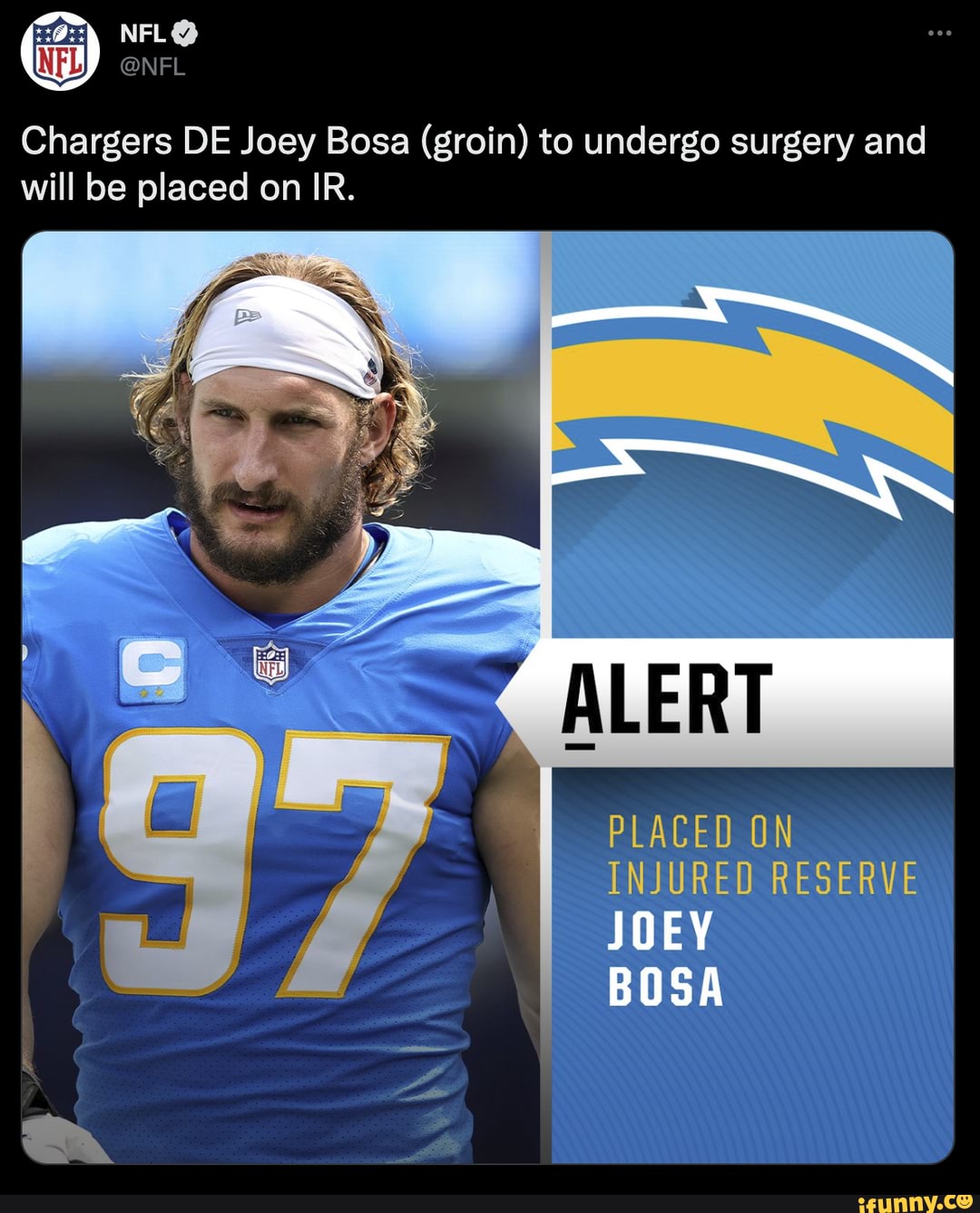 Los Angeles Chargers: Joey Bosa 2021 GameStar - Officially Licensed NF –  Fathead