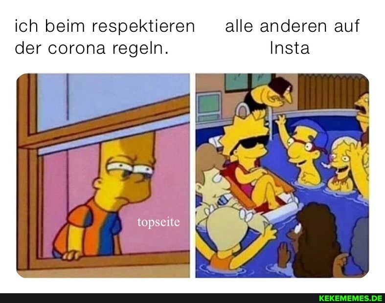 ich beim respektieren alle anderen auf der corona regeln. Insta