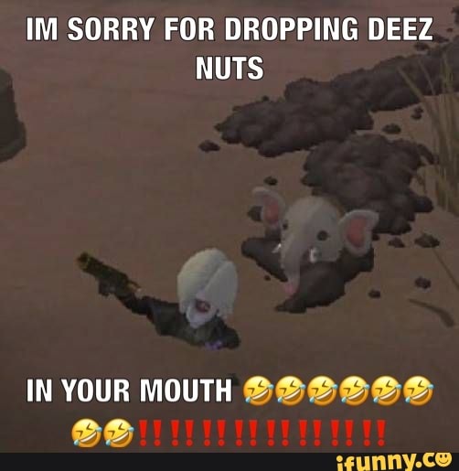 Im Sorry For Dropping Deez Nuts In Your Mouth
