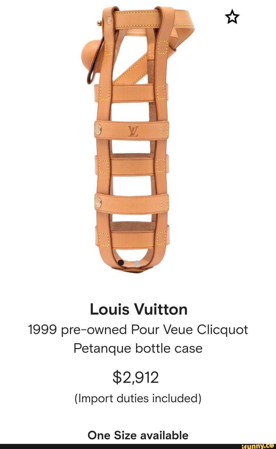 Louis Vuitton 1999 pre-owned Pour Veuve Clicquot Petanque Case