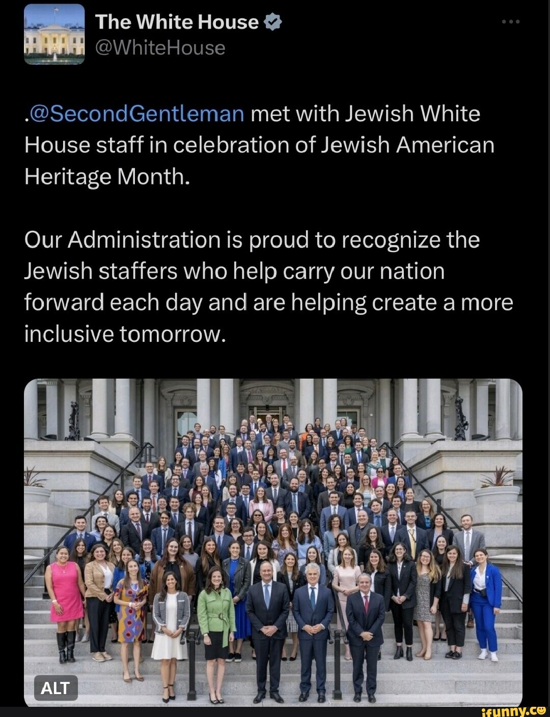 I The White House @ @WhiteHouse .@SecondGentleman Met With Jewish White ...