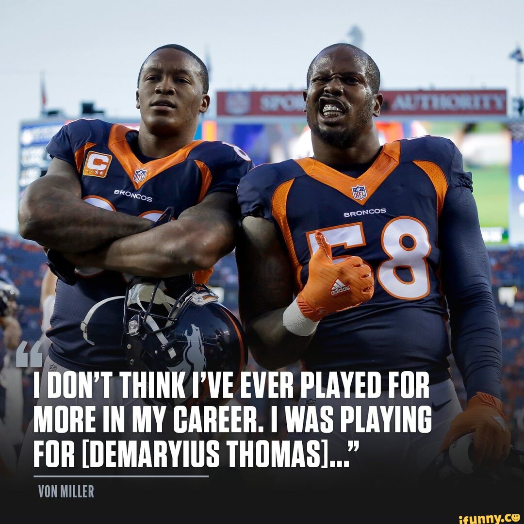 You will never be forgotten, Demaryius Thomas