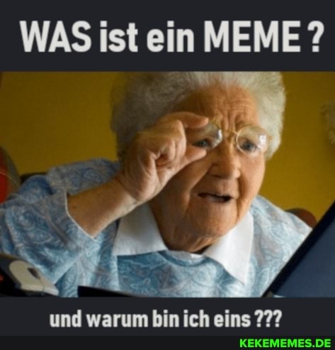 WAS ist ein MEME?
und warum bin ich eins