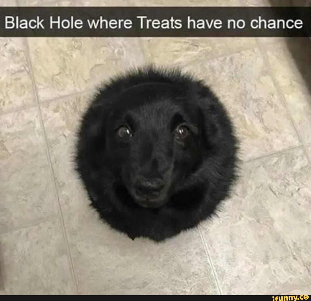 Black Hole where Treats have no chance