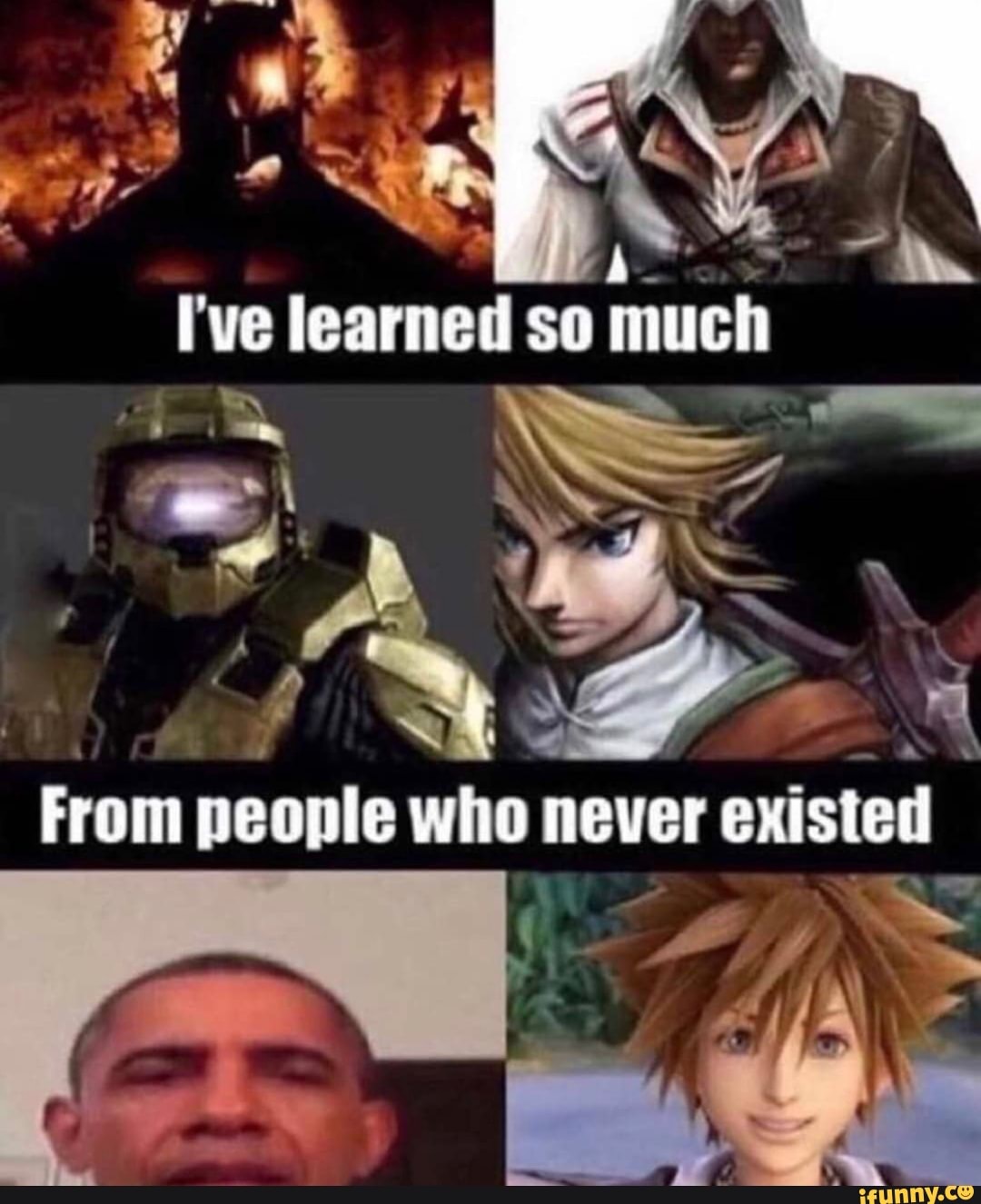 AM I've learned so much
SSs
From people who never existed
