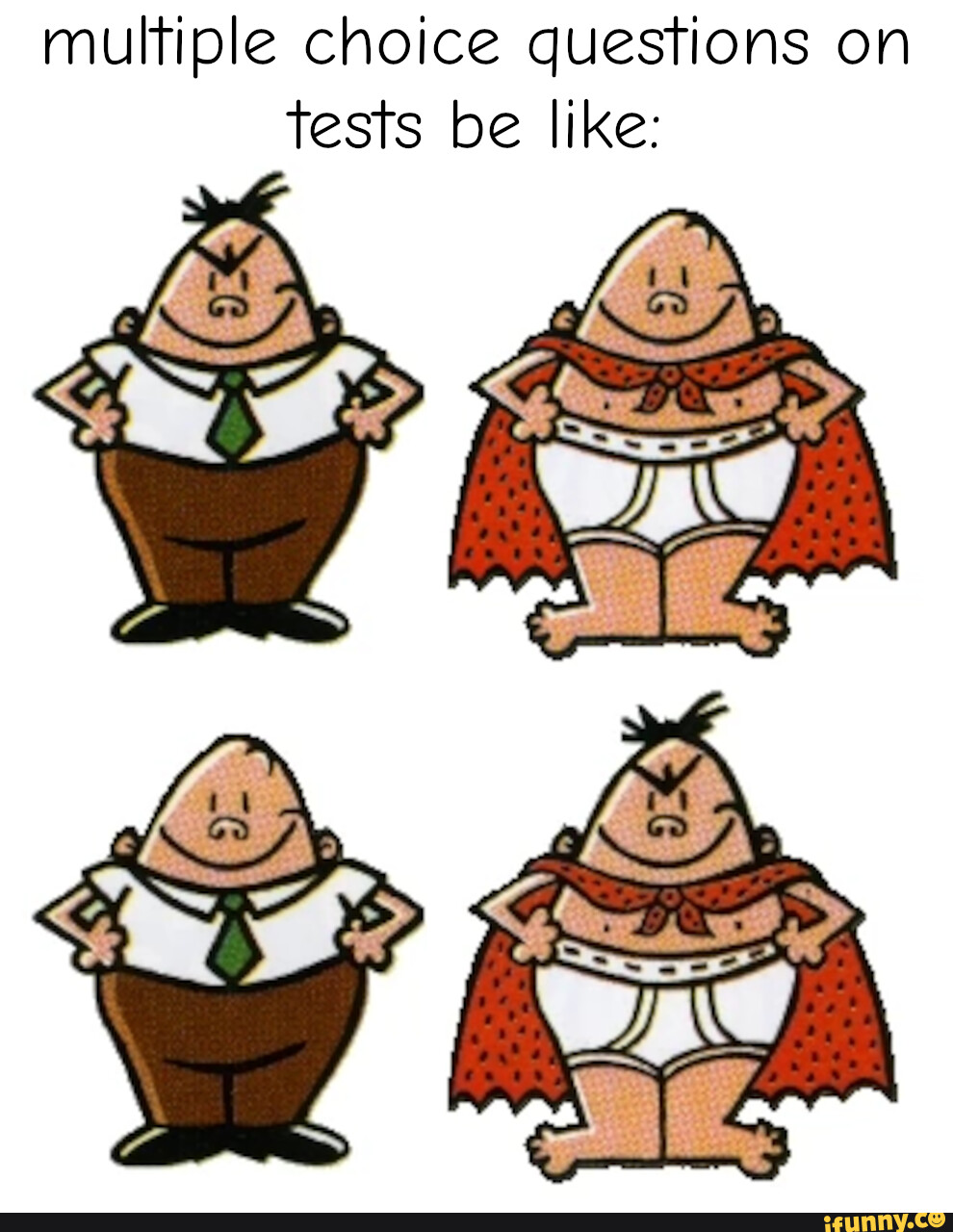 Captain underpants breasts meme