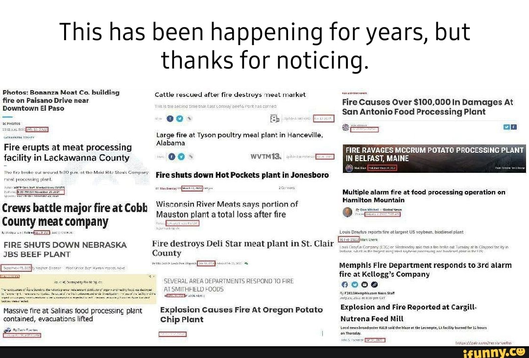 This has been happening for years, but thanks for noticing. Cattle