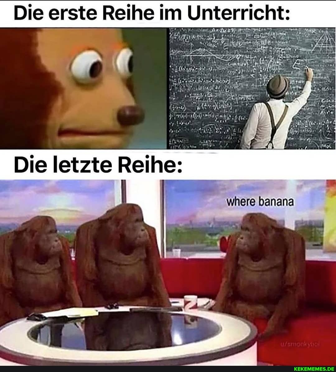 Die erste Reihe im Unterricht:
Die Reihe:
banana