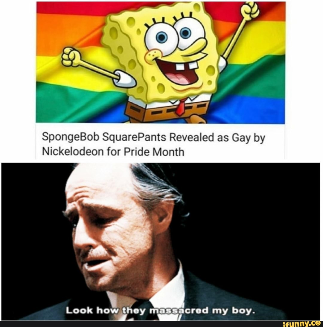 Spongebob Squarepants Revealed As Gay By Nickelodeon For Pride Month Ifunny Brazil 5520