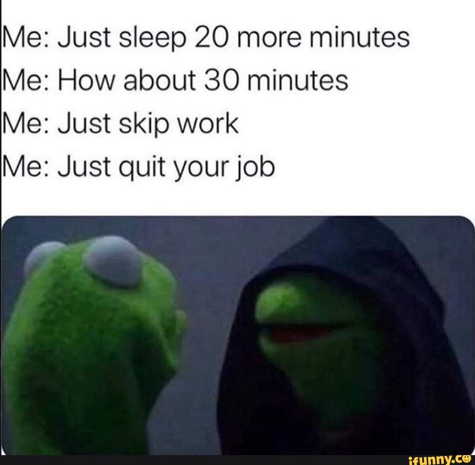 sleeping on the job meme