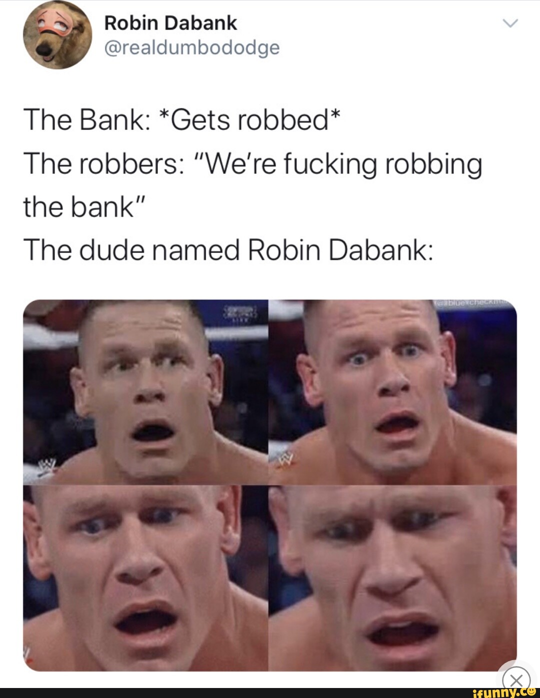 Robin dabank meme