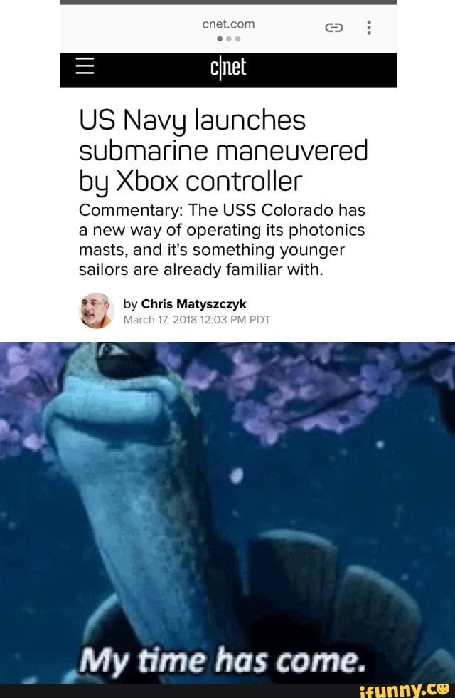 US Navy launches submarine maneuvered bg Xbox controller Commentary