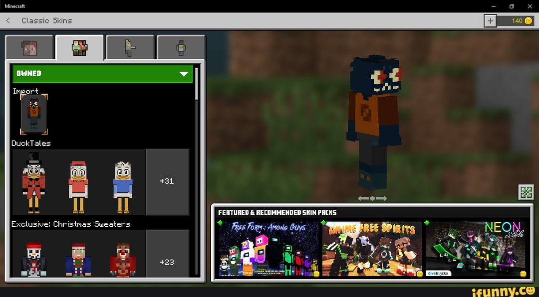 Minecraft X Perl Ducktales Il Featured And Recommended Skin Facks