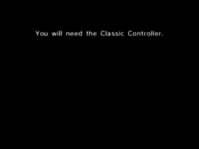 you will need the classic controller