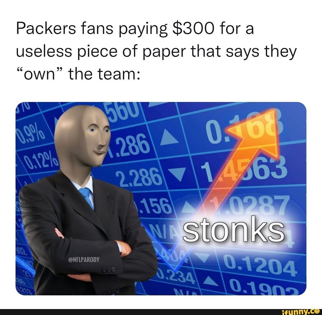 Details on What Packers Fans are Really Getting For $300 'Stock'