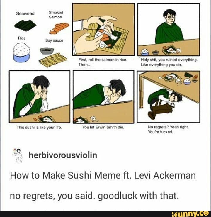 How To Make Sushi Meme Lol Sushi Nicole Russin