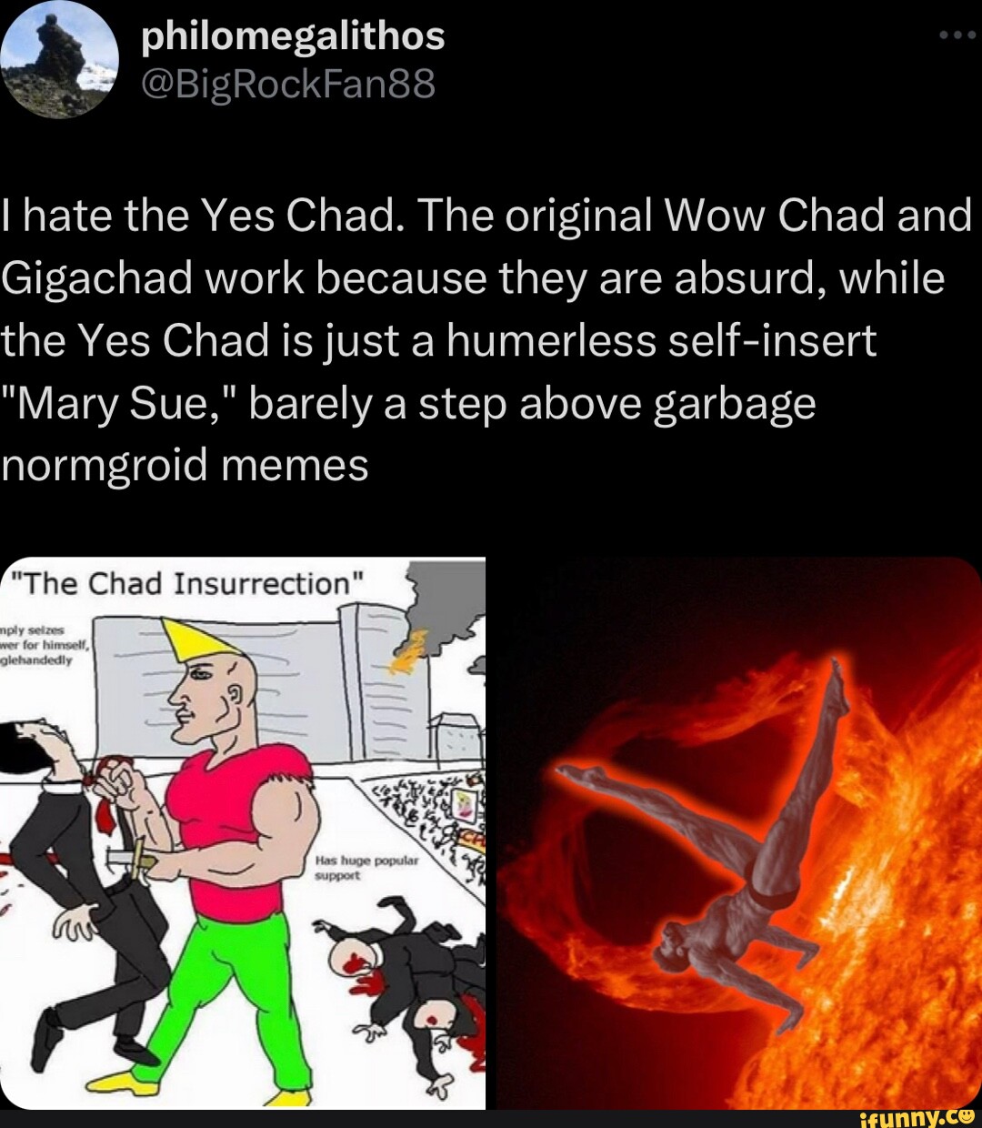 IdiotfotheEast on X: So I made a different version of the Chad