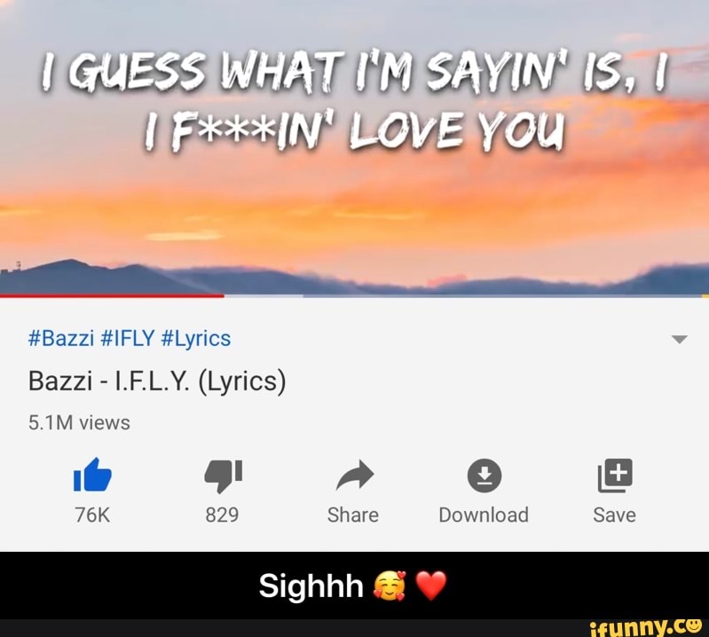 Bazzi – I.F.L.Y. Lyrics