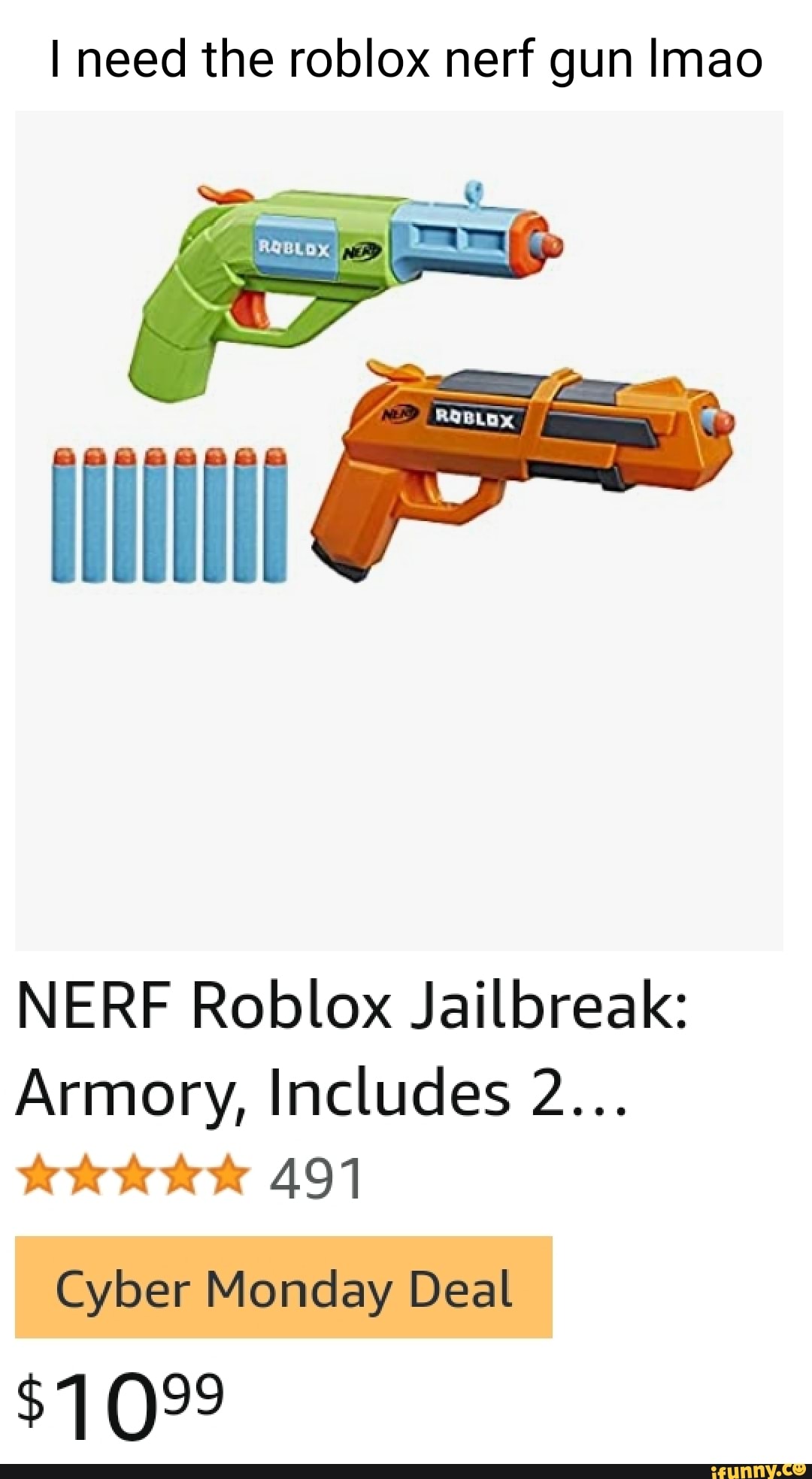 Nerf Roblox Jailbreak Armory