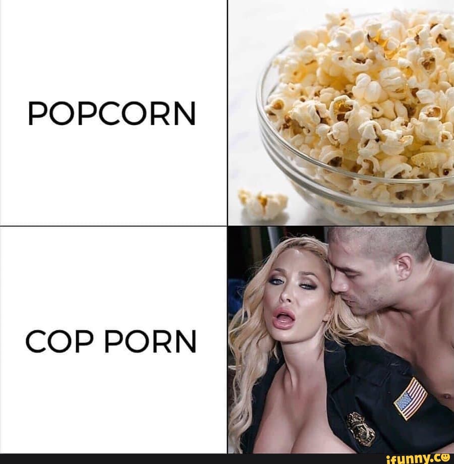 Comic cop porn popcorn