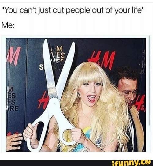 Just can t lose. Just cant. Bye bitch hahaha. You can't just Cut me off. Justcut.