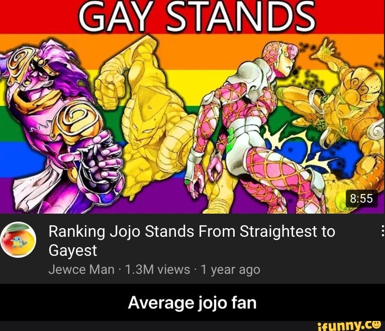 Ranking Jojo Stands From Straightest to Gayest 