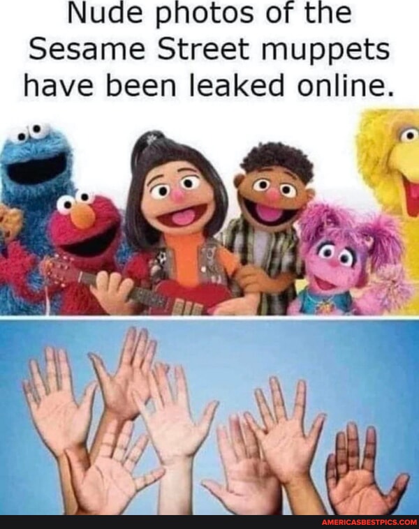 Nude photos of the Sesame Street muppets have been leaked online