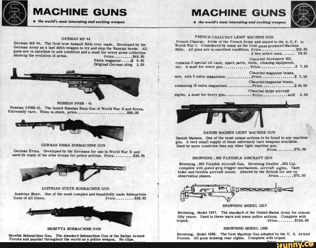Machine Guns The World S Most Interesting And Exciting Weapon German Mp 44 German Mp 44 The
