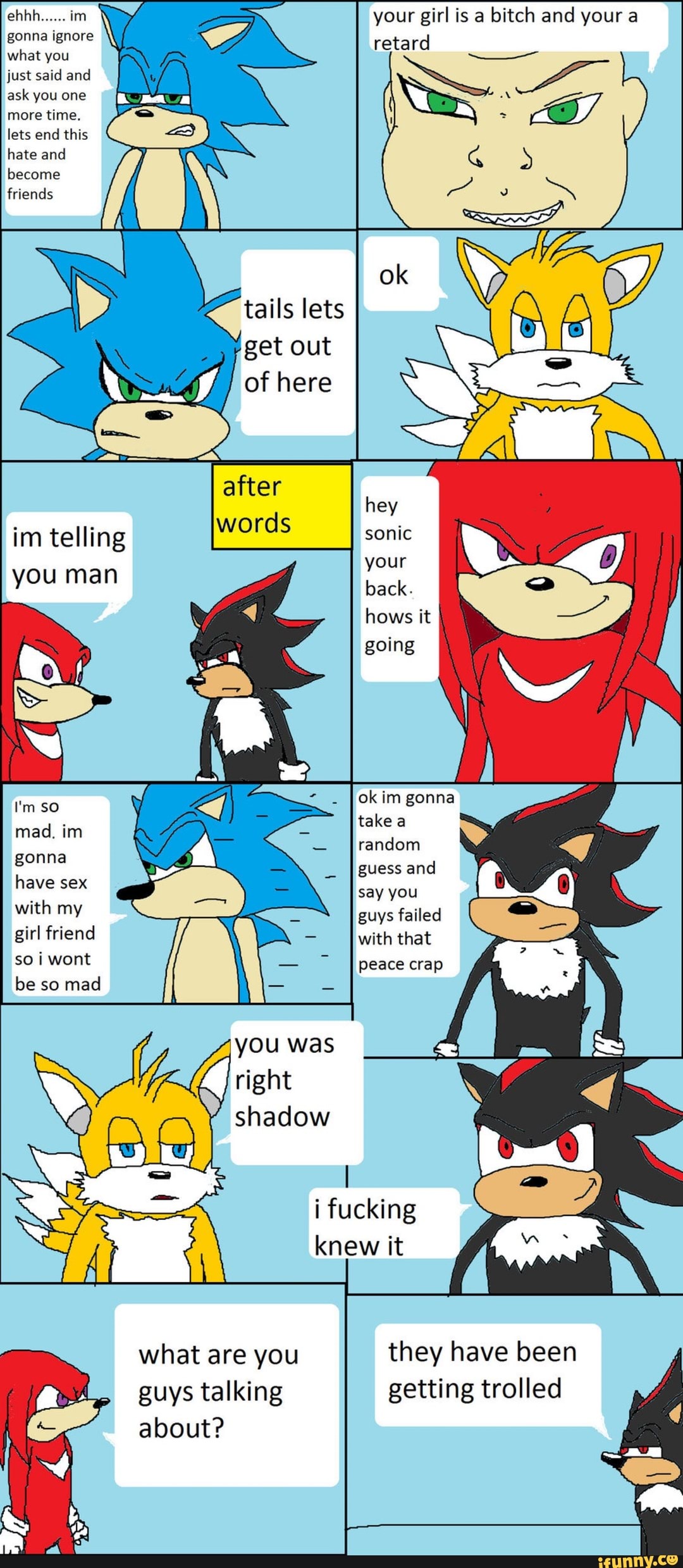 Tails gets trolled” pg.5 pic