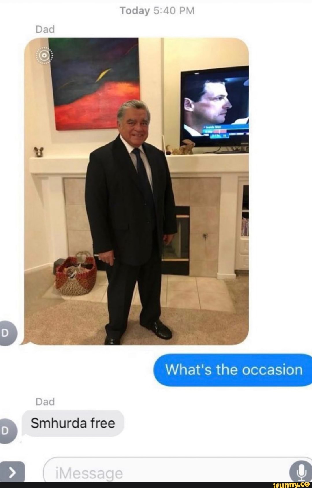 Today 5.40 PM
Dae
What's the occasion
Smhurda free
iMessage