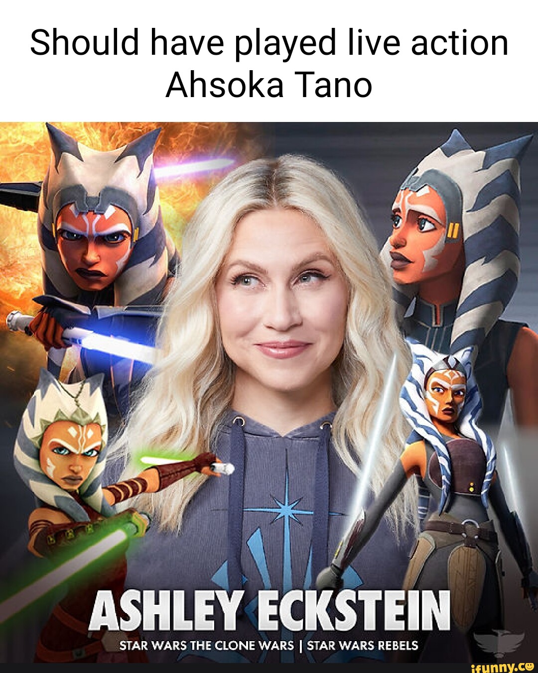 Should Have Played Live Action Ahsoka Tano I Ashley Eckstein Star Wars The Clone Wars I Star 