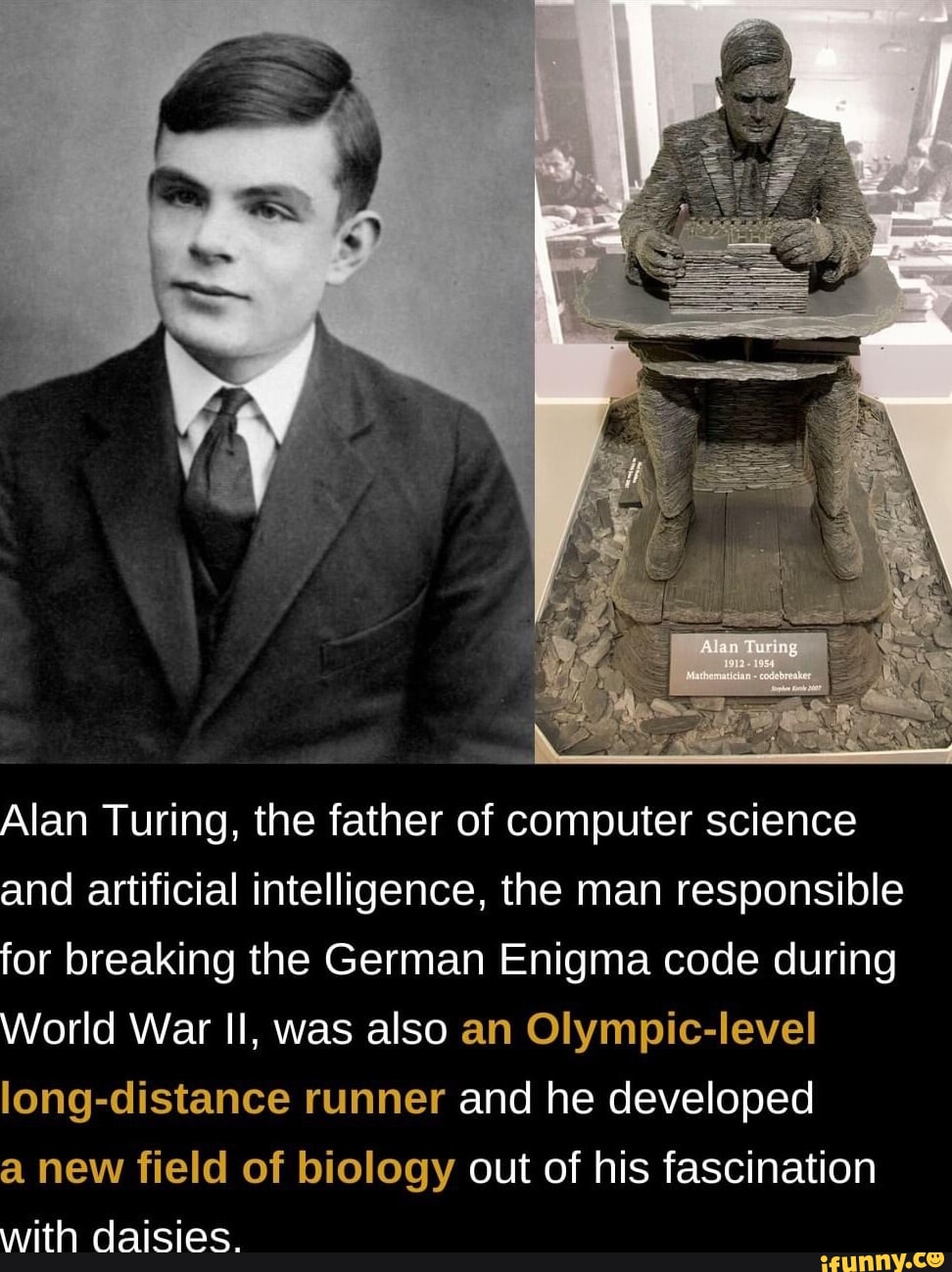 Alan Turing, The Father Of Computer Science And Artificial Intelligence ...