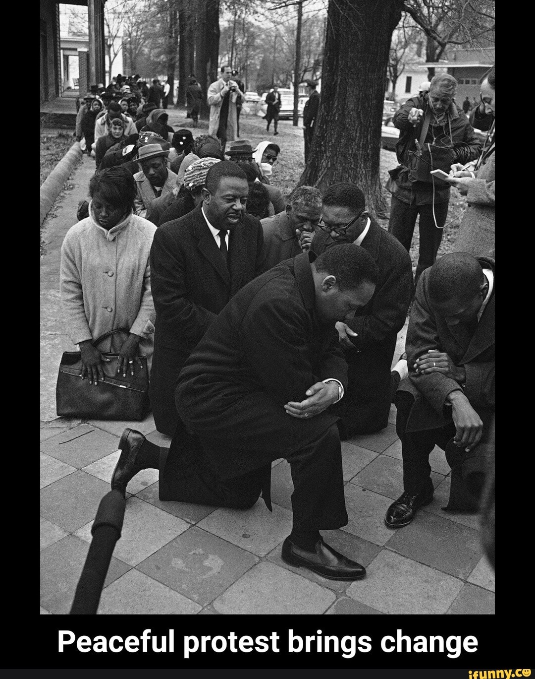 Peaceful protest brings change - Peaceful protest brings change