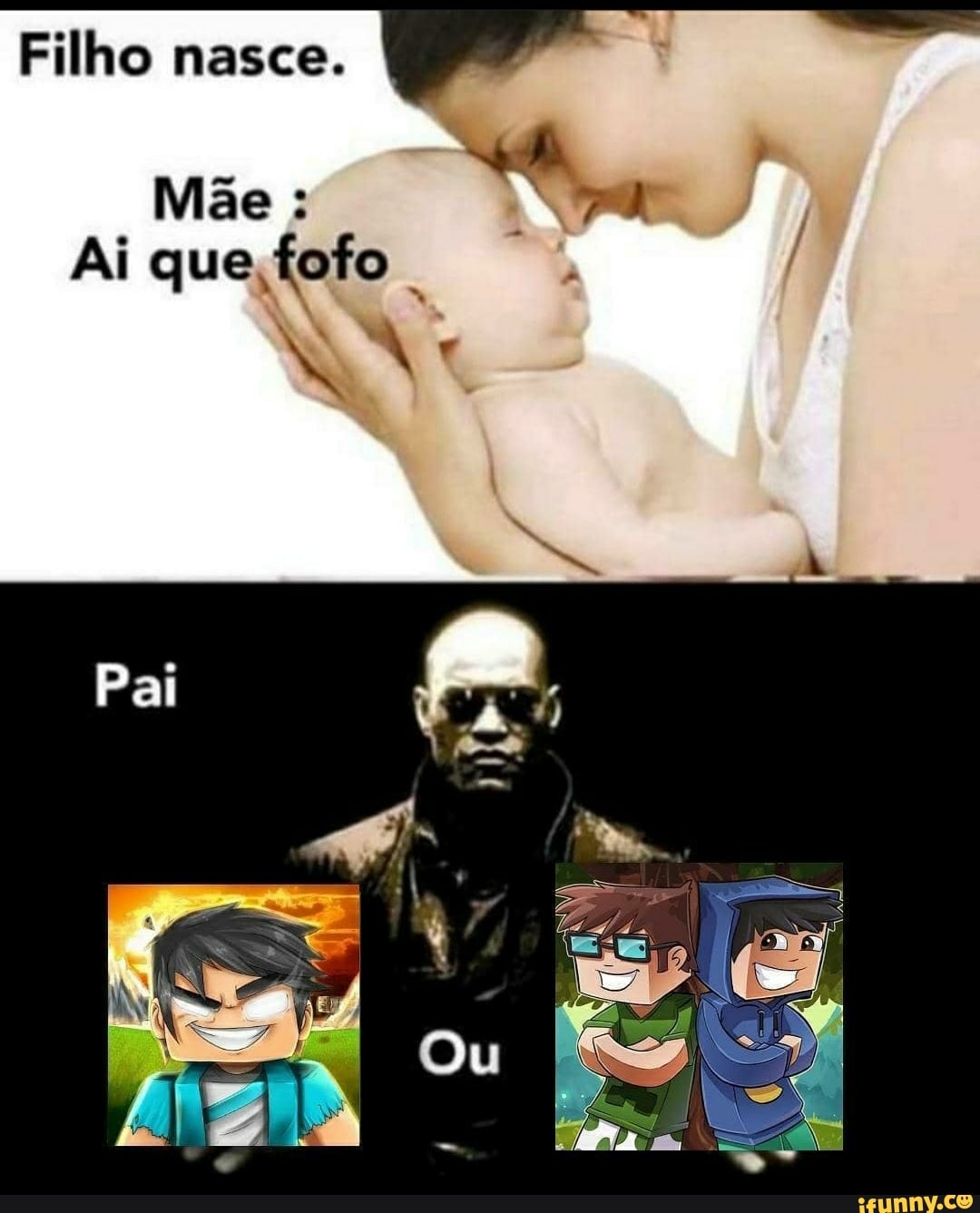 Filho nasce.
Mãe : PA Ai que fofo .